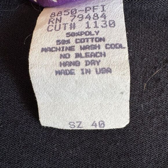 Sas’sa Fringe Western Rodeo Cowgirl Long Sleeve Lace Studded Shirt Women’s 40 - Picture 5 of 6